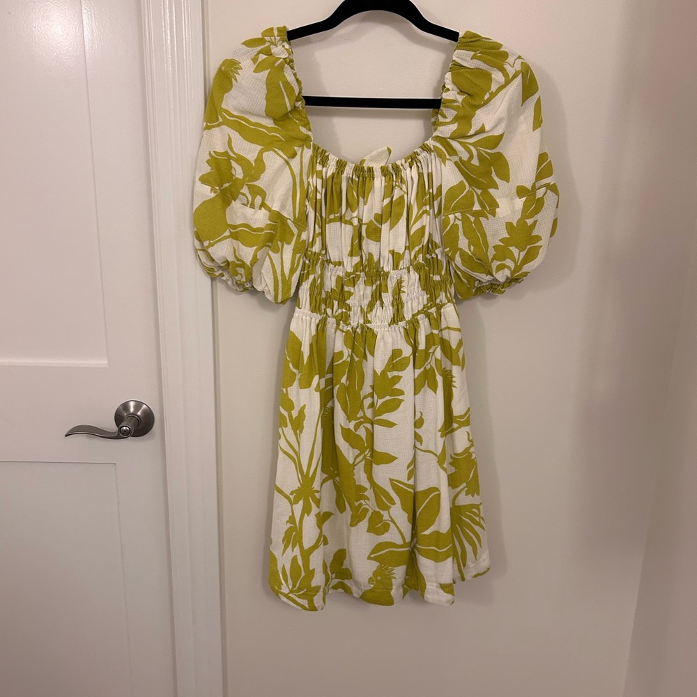Maeve Floral Puff Sleeve Dress